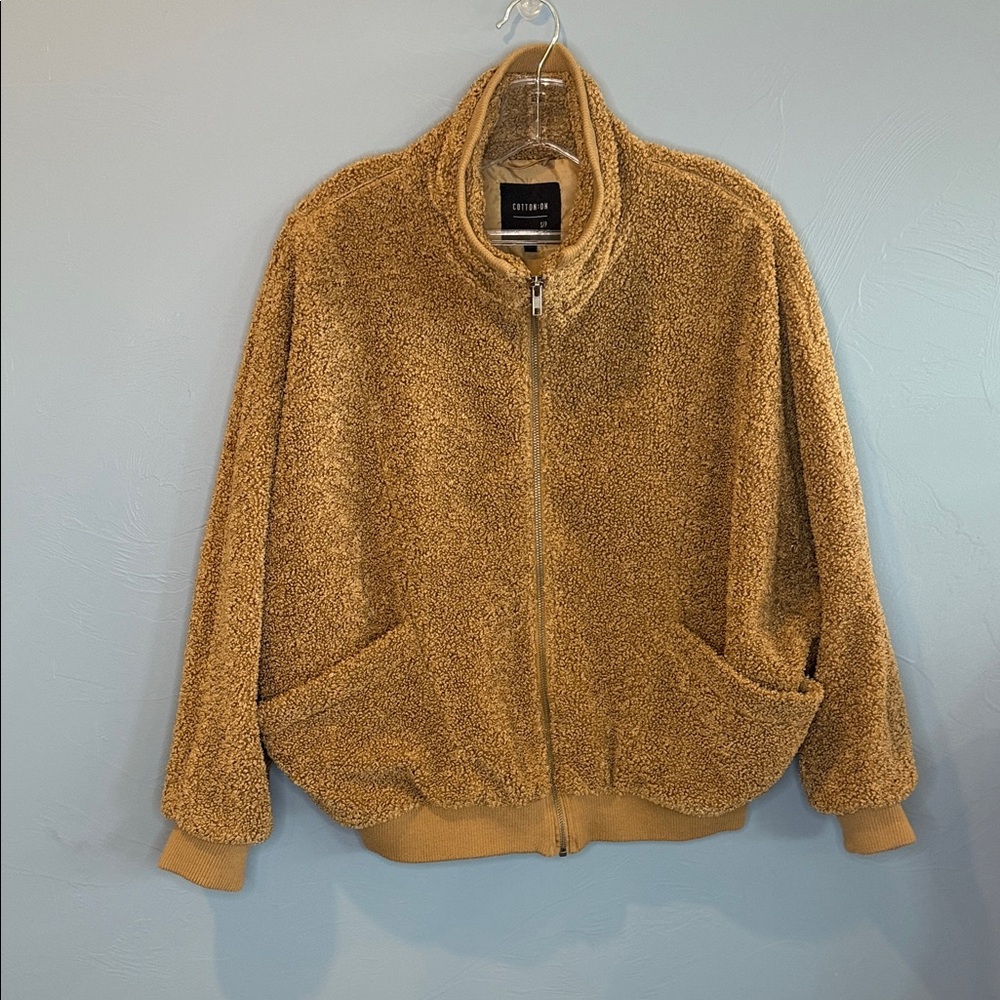 Cotton:On Warm Tan Teddy Jacket